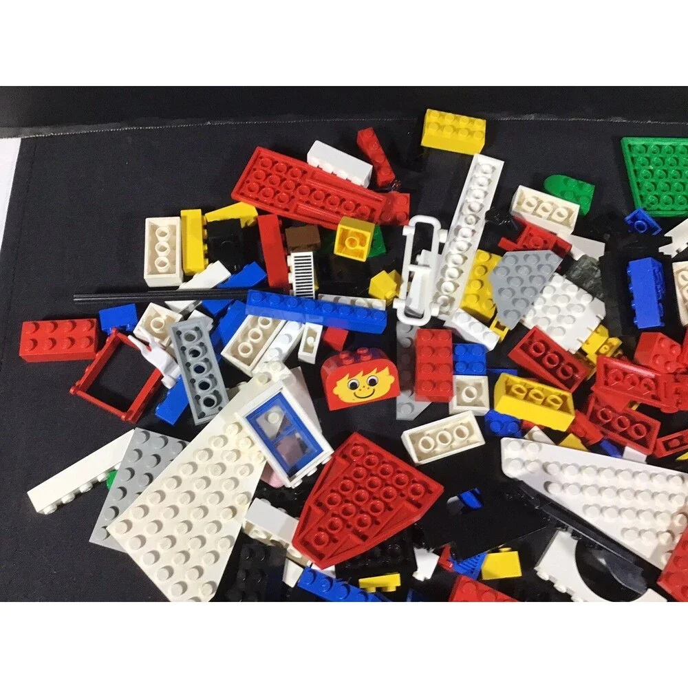 Lego 1 lb Pounds Bulk Bricks Blocks Plates Parts Pieces Multicolor Used # 1
